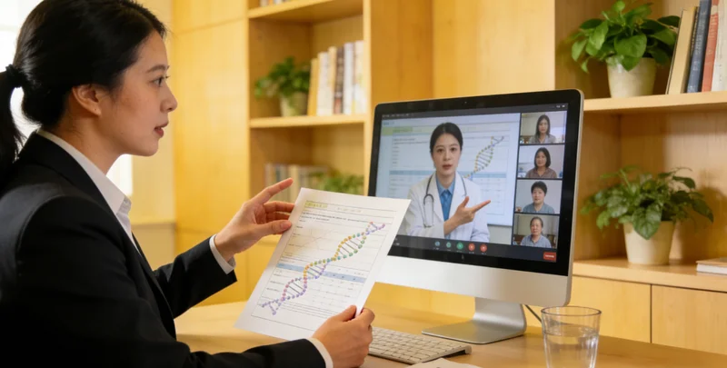 自贡遗传咨询师为家庭解读基因检