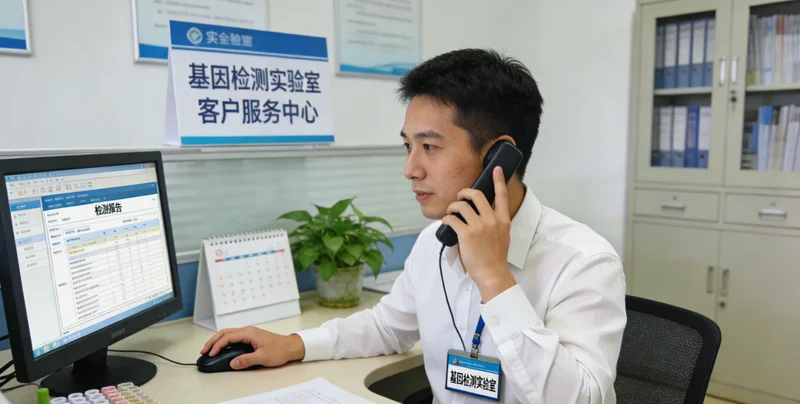 汉川遗传咨询师与女性患者亲切沟