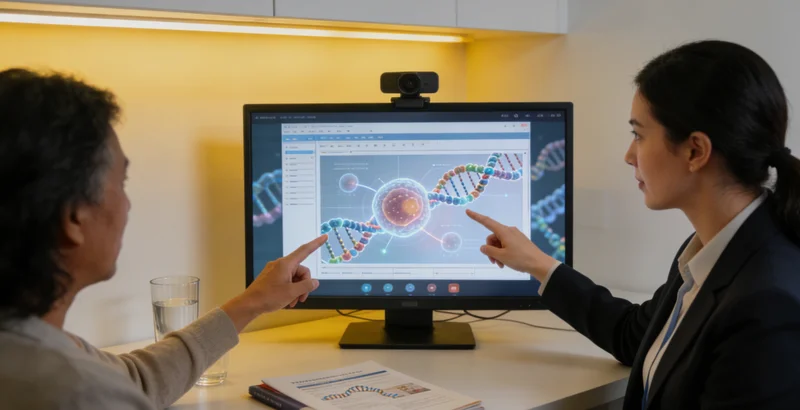 铜川医生为患者解读基因检测报告