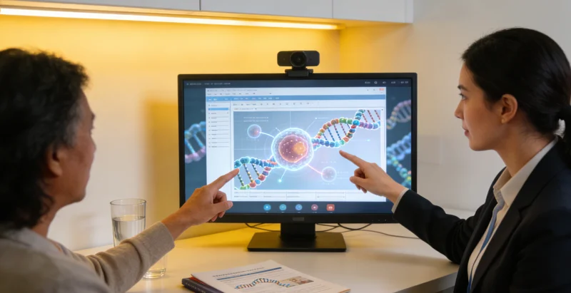 金昌医生为市民解读基因检测报告