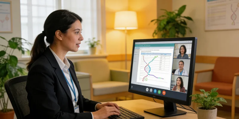 昌都医生与患者共同解读基因检测