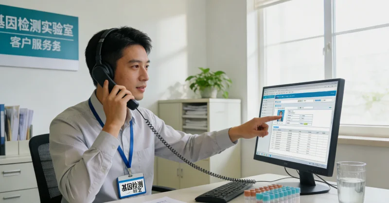 哈尔滨女性在医院进行遗传咨询场