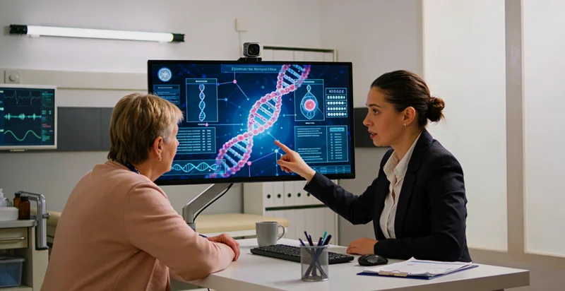 北屯家庭在医生指导下进行遗传咨