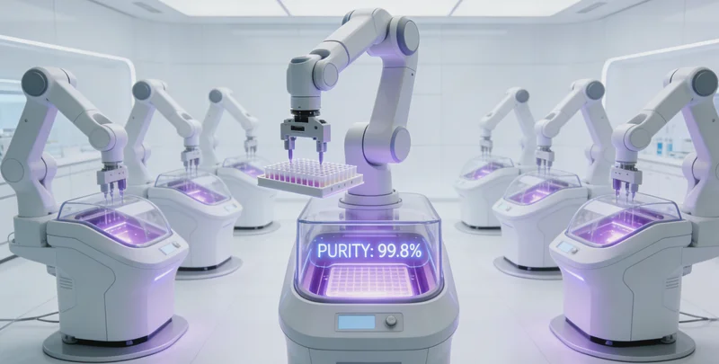 象征科技与健康的未来感概念图片