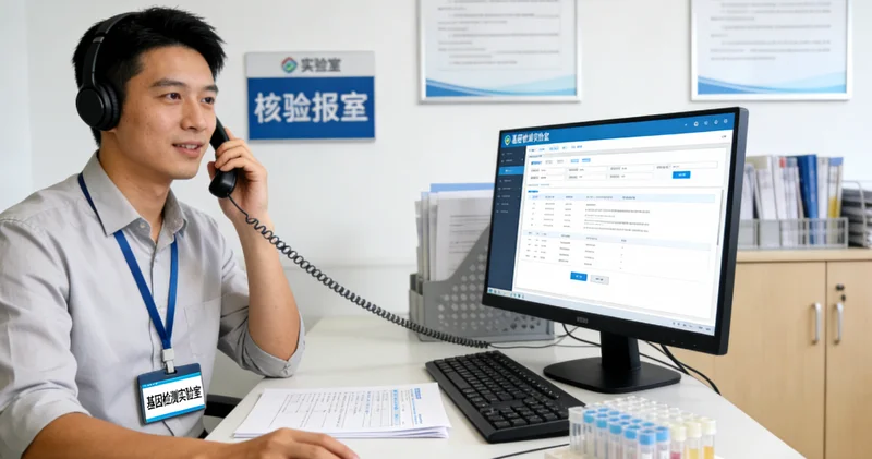 孝感遗传咨询师与患者解读基因报