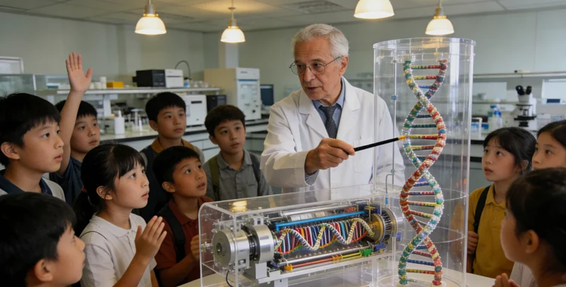 东兴遗传咨询师与市民讲解基因检