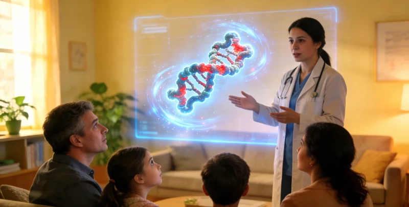 潮州女性进行遗传咨询场景