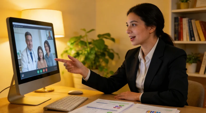 平凉家庭遗传咨询场景图