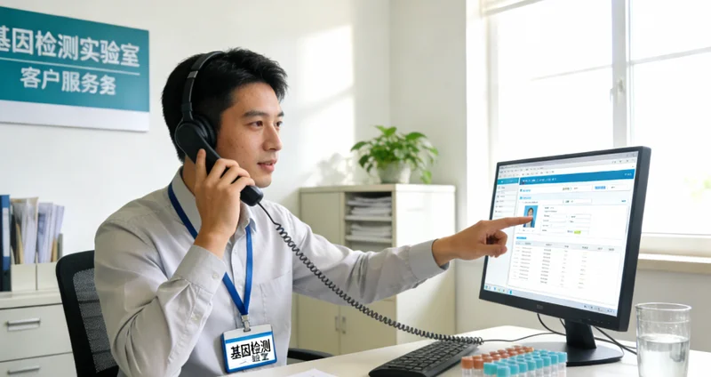 阳江遗传咨询师与客户绘制家族健