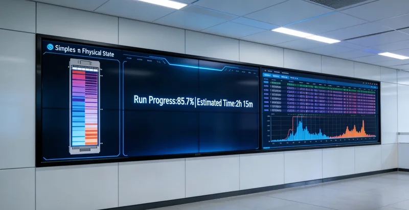 黄冈基因检测实验室内部工作场景