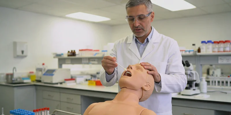 德宏州医院基因检测采样过程