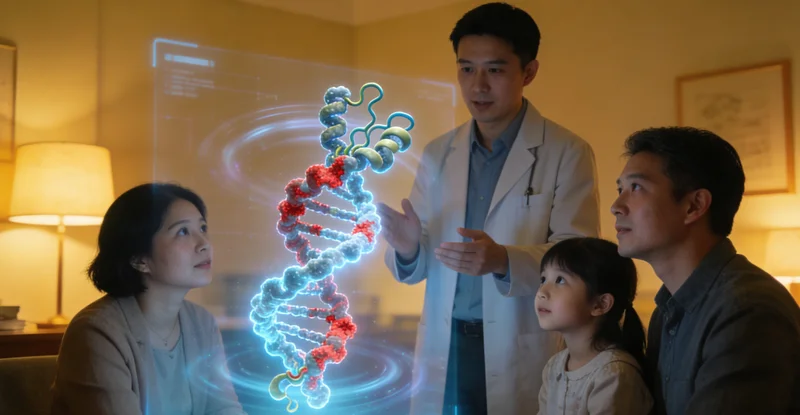 广州遗传咨询师与家庭绘制家族谱