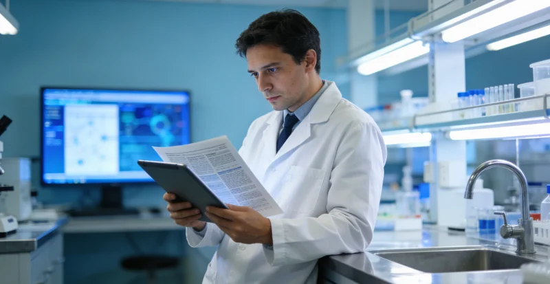 楚雄合作基因检测实验室内部工作