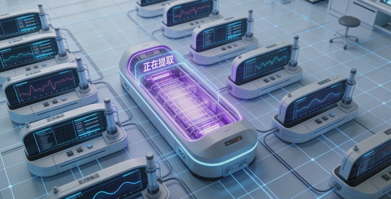 海东居民进行无创基因检测采样