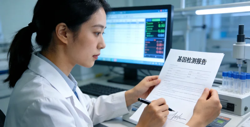 应城专业机构提供的基因检测报告