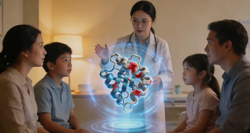 莆田遗传咨询师与家庭绘制家族谱