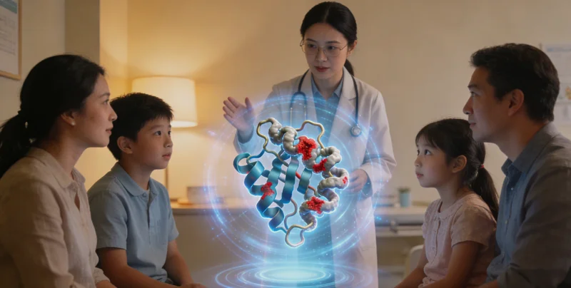 肇东遗传咨询师与市民面对面沟通