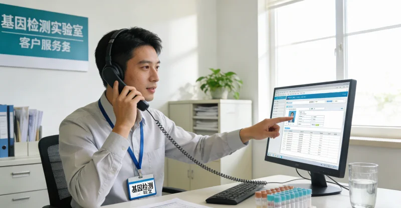 文山王先生与医生进行遗传报告咨