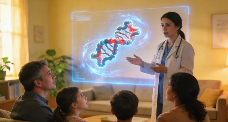 侯马女性与遗传咨询师面对面沟通