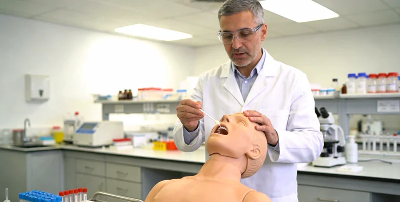 高碑店基因检测无创采样过程示意