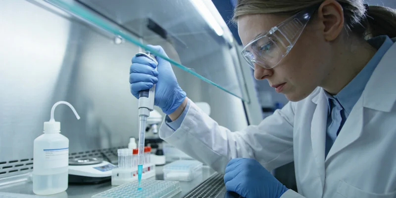 鹤岗某采样点将基因检测样本放入