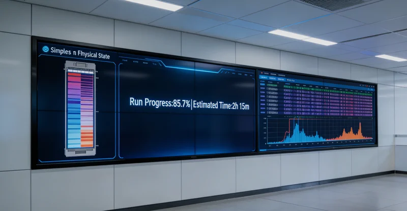 专业基因检测实验室内部进行测序