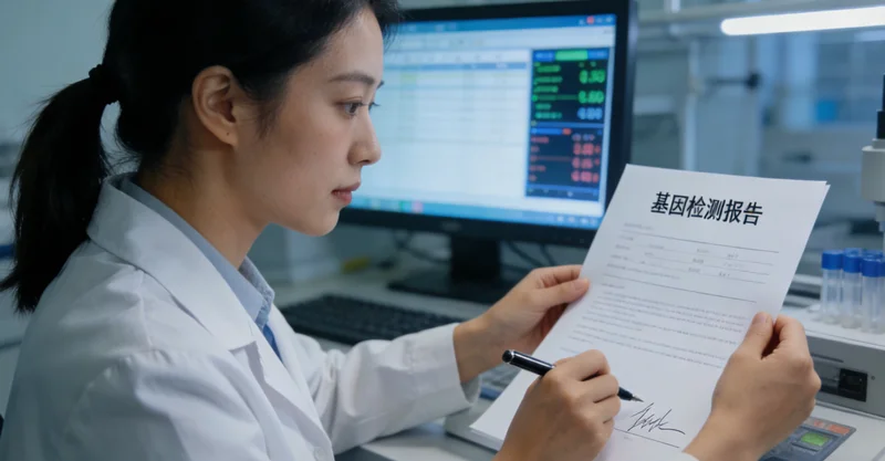 宜春基因检测报告解读与数据分析