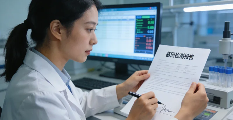 深州医生向患者解读基因检测报告