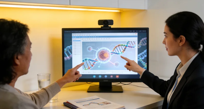 石狮遗传咨询师为客户解读基因检