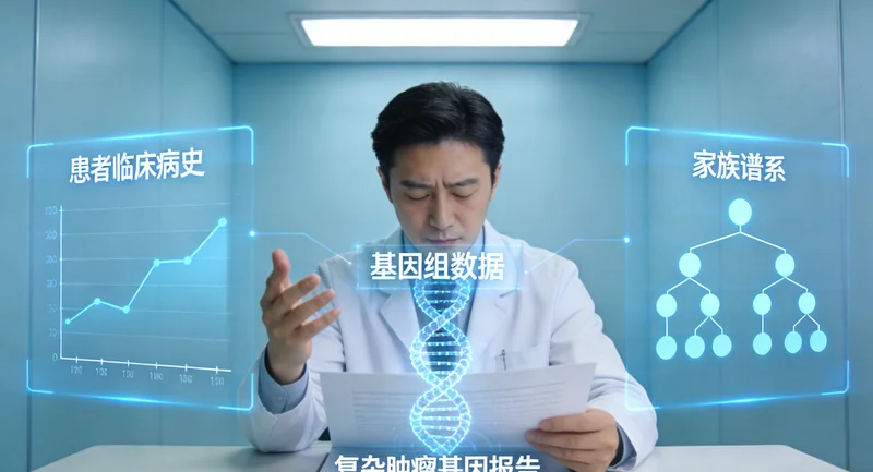 阿图什医生为患者解读基因检测报