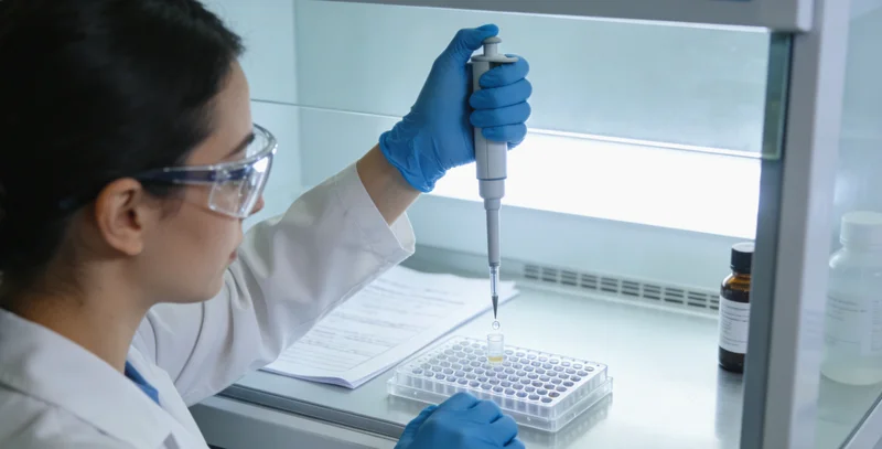 宜春护士进行基因检测采血样本采