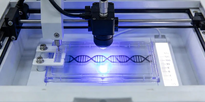 文山事农劳动者看着基因检测报告