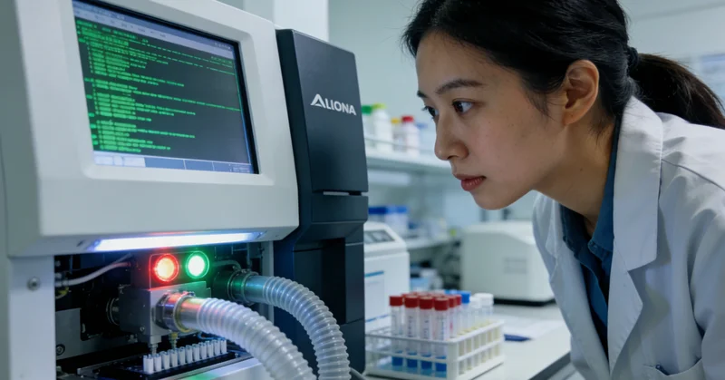 山南医生在诊室为患者解读MSI