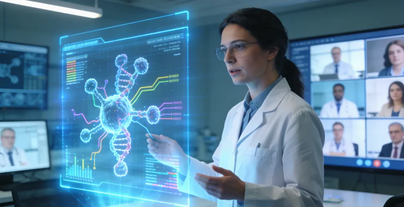 平湖女士查看体检报告面露困惑表