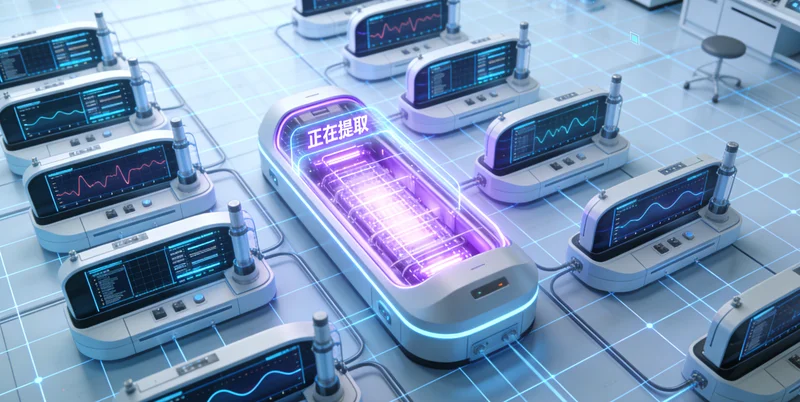 专业基因检测实验室技术人员处理