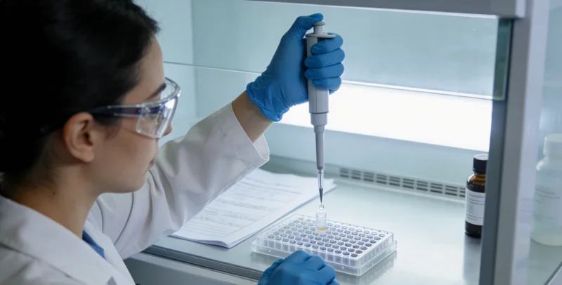 扎旗医院护士为患者采集基因检测