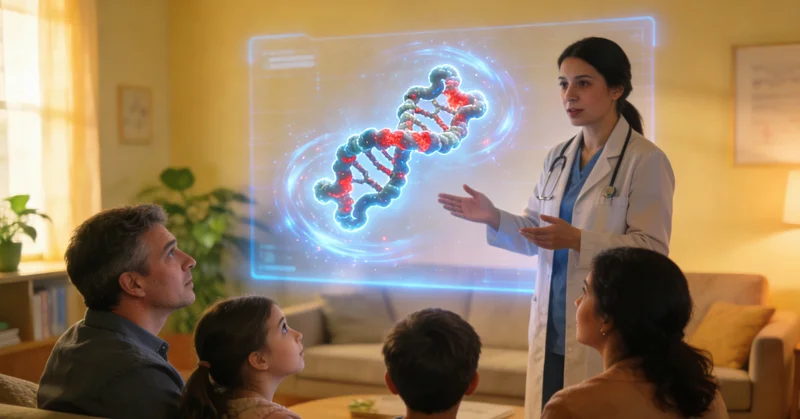 孝义遗传咨询师绘制家系图评估F