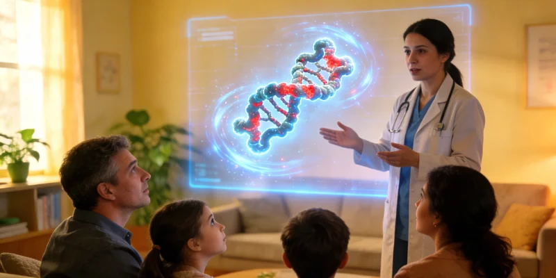 洪江遗传咨询师为家庭解读基因检