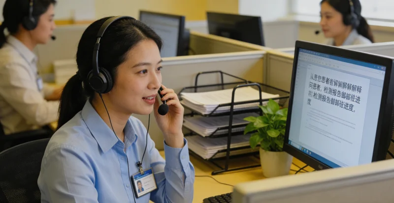 红河州家庭共同了解基因报告并制