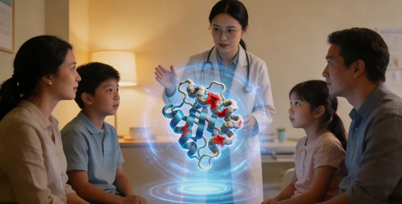 芜湖女性进行遗传咨询场景