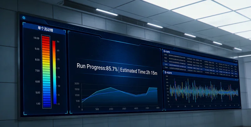专业基因测序实验室内部工作场景