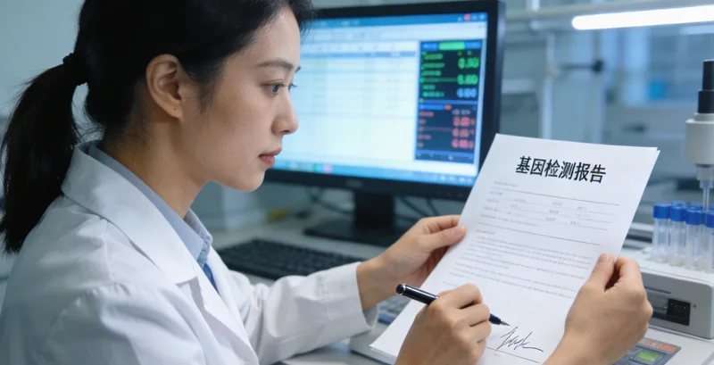 磐石市民在专业指导下阅读基因检