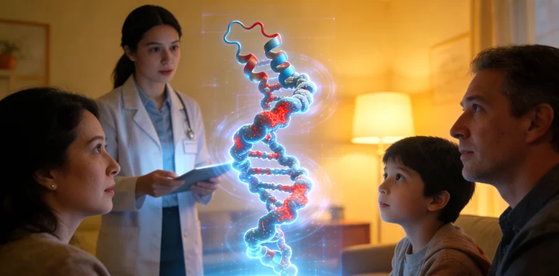 湘潭本地家庭在遗传咨询中心交流