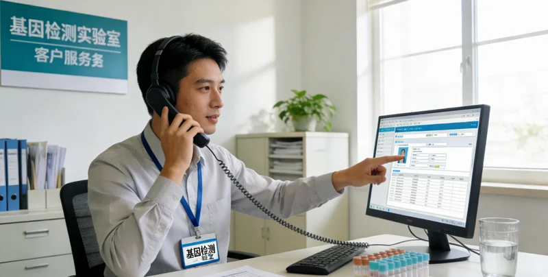 遗传咨询师在义马医学检验中心解