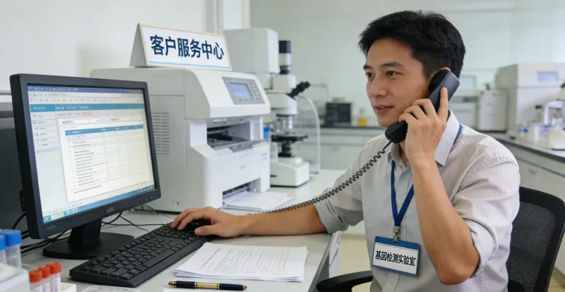 商丘遗传咨询师与家庭进行基因报