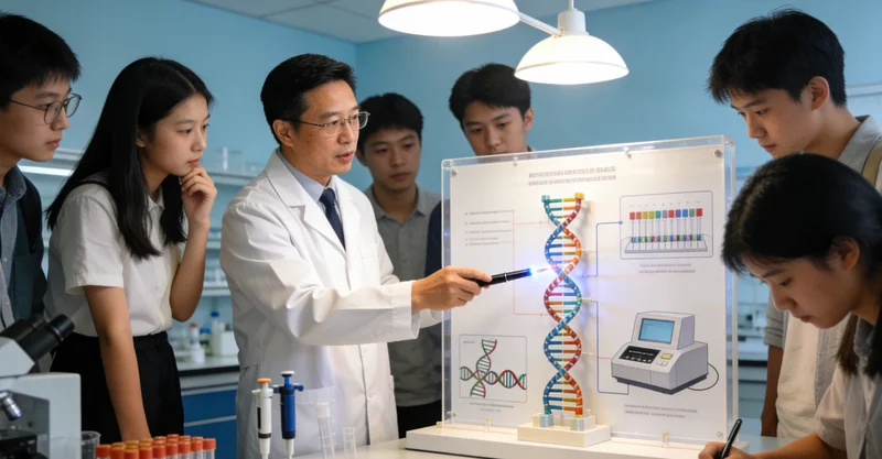 安庆基因检测技术概念图