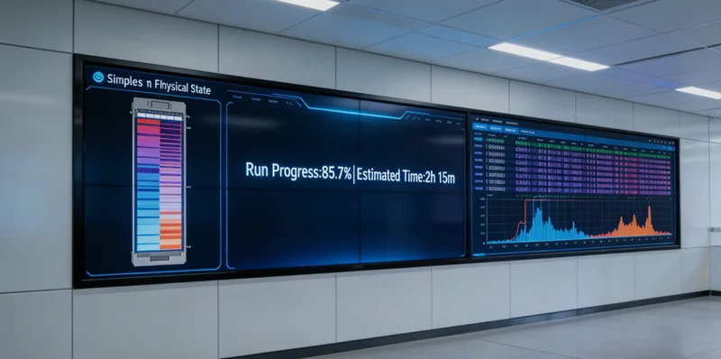 高通量测序实验室内部工作场景