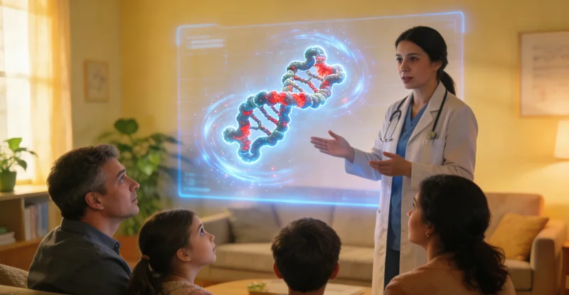 平果医院遗传咨询采血检测场景