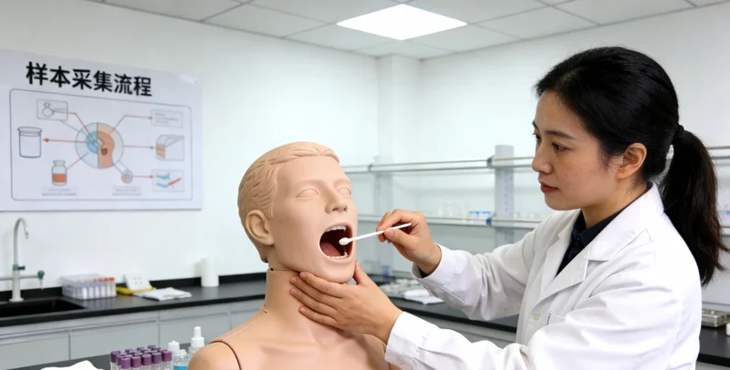 义乌基因检测采样方式示意图(采