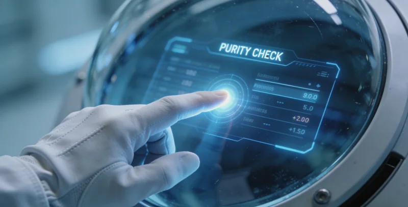 实验室技术人员进行高通量基因测